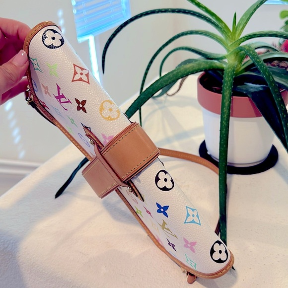 Vintage MURAKAMI Louis Vuitton SHIRLEY 💜💙💚💛LV shoulder bag💕 - Picture 7 of 10